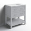 Ensemble de meuble-lavabo simple sur pied l 30 po Sinclaire-1857757486