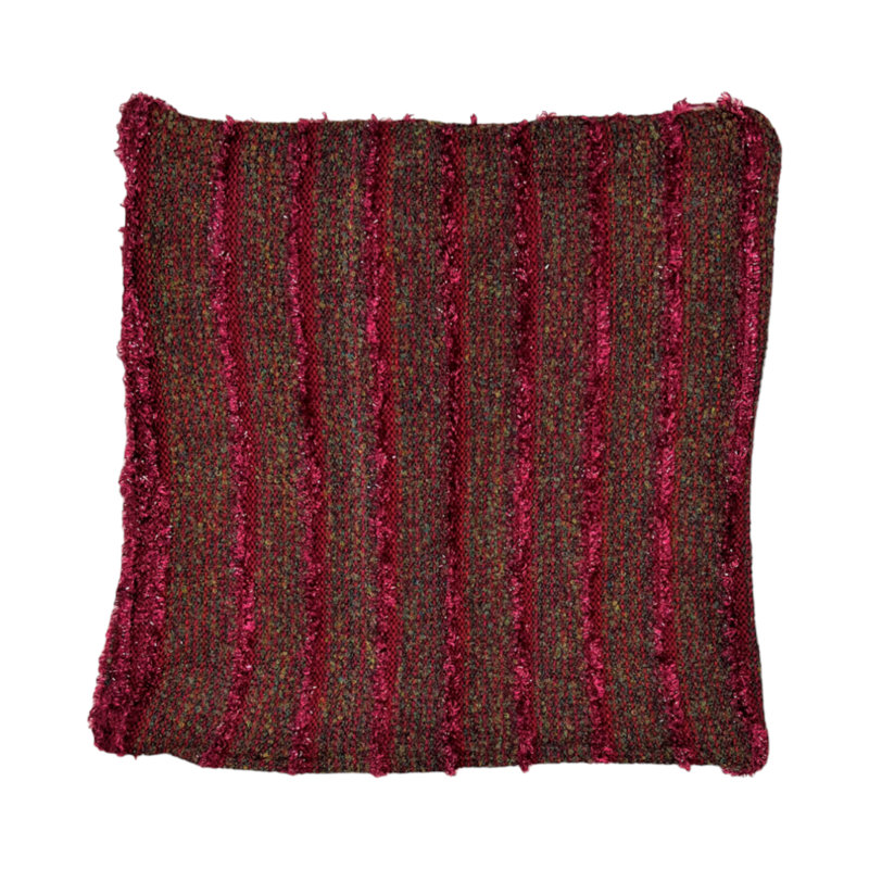 Basug Red Square Throw Cushion