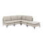 Canapé modulaire rembourré avec pieds en métal-1476495243