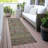 Machine Washable Indoor/Outdoor Xhevrie Green Rug-111946664