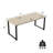  Lennain 71" Wide Wood Office Desk With Steel Tube 4-legs-244832492