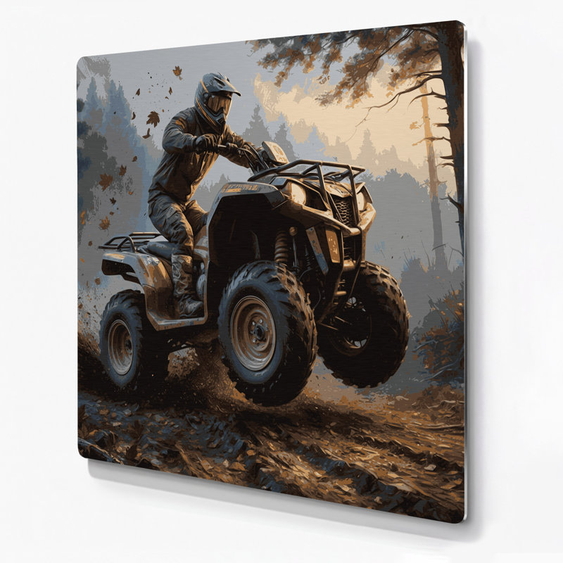 Art de transport sur véhicule tout-terrain, 12" H x 12" W