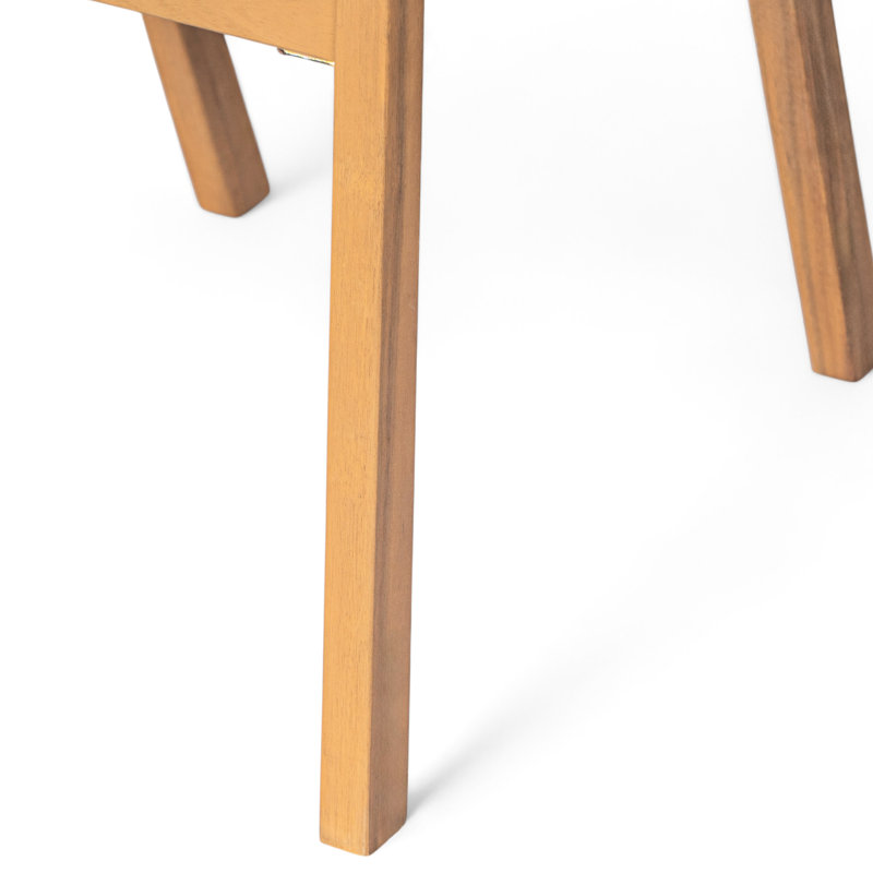 And Beige Garden Chairs: Create A Serene Outdoor Seating: 2 Chairs With Frame & Textile Mesh, Teak/Beige