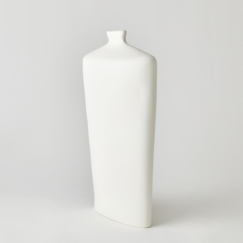 Terzo Handmade Ceramic Table Vase, 23" H x 12.5" W x 4.5" D