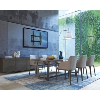 Low Profile Fixed TV Wall Mount for 32''–55'' Screens – Ultra Slim Design, Universal VESA Compatibility, Heavy-Duty Steel Support