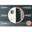 Huldar Glass Flat Wall Mirror