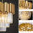 Light Dimmable Tiered Chandelier With Crystal Light