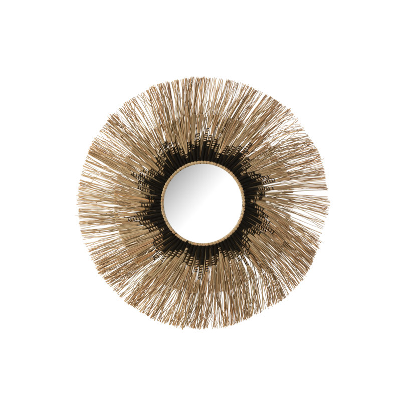 Spring / Summer 2024 Mirror, 40" x 40", Natural/Black