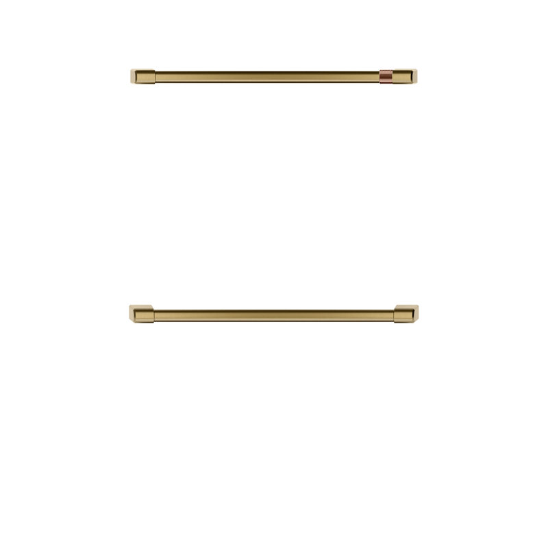 Wall Oven Center Bar Pull Multipack, Brushed Brass