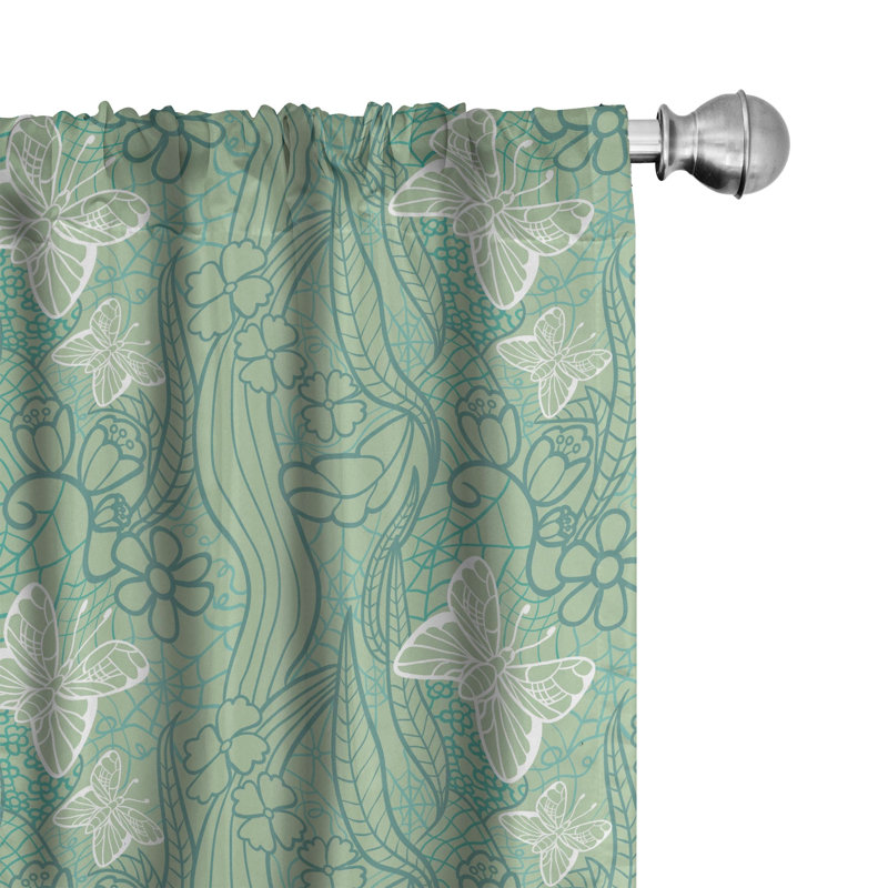 Semi-Sheer Rod Pocket Sliding Panel, 28" x 63"