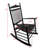 Balcony Porch Adult Rocking Chair - Black-1774185837