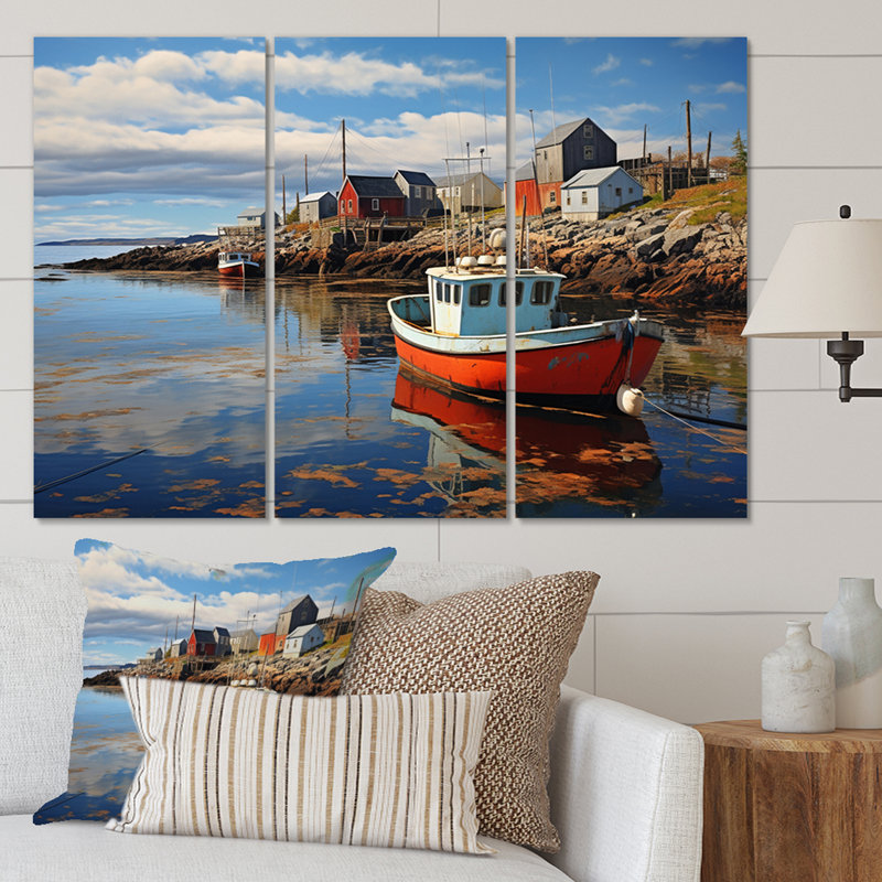 Coastal Cities & Countries Wall Decor on Metal
