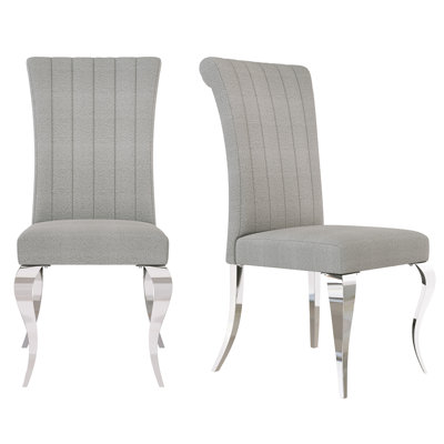 Arbedella 18.9'' H Boucle Upholstered Side Chair