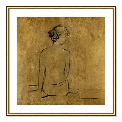 Maia Golden Bather I by Sally Swatland - Painting Print