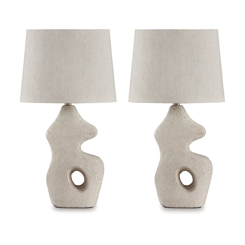 Lampe de table Tanyjah, ensemble de 2