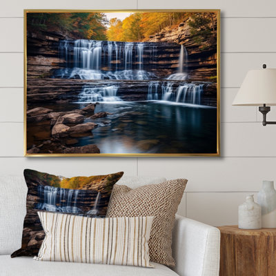 Chutes d'eau majestueuses en Alabama - reproduction sur toile