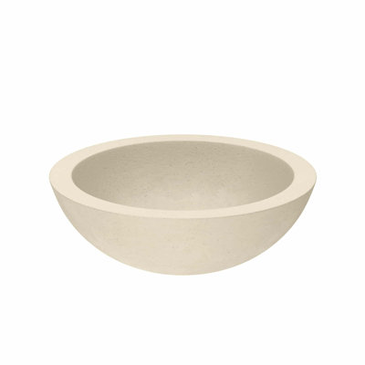 NativeStone Morro Round Concrete Vessel Sink
