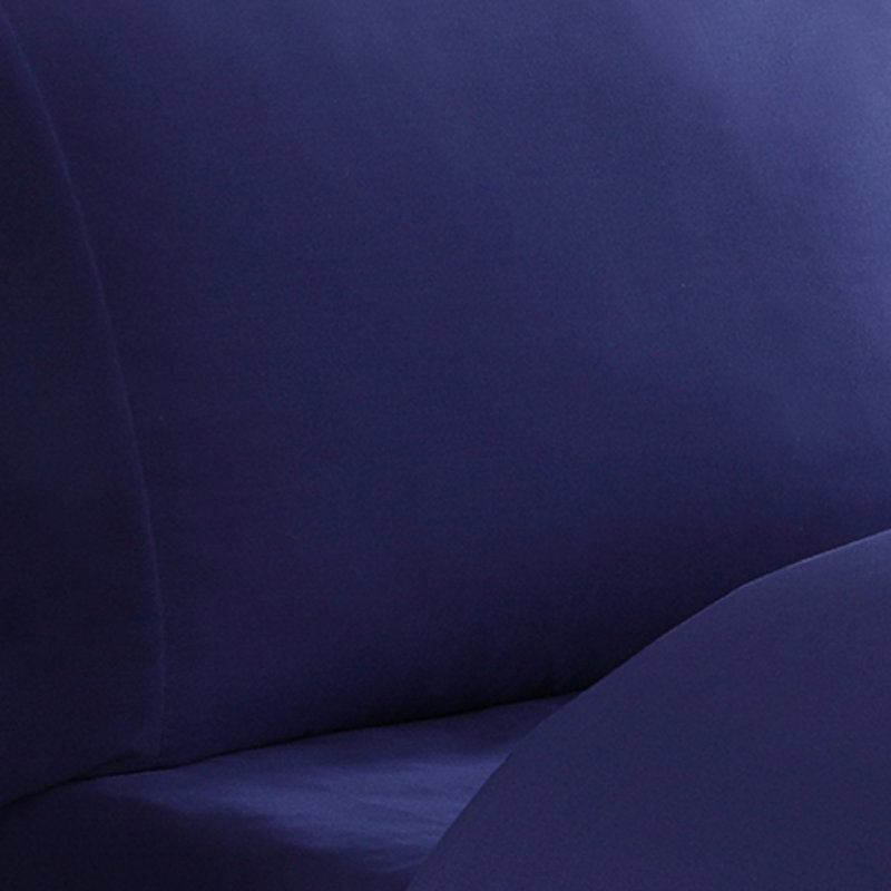 Everyday Microfiber Standard Sheet Set, Queen Sheet Set comes with two Pillowcases, Navy