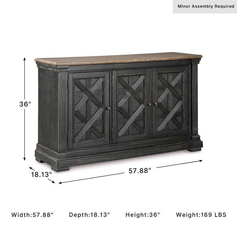 Buffet de 58 po de large Krout