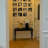 Black Solid Wood Rectangular Console Table-1005643066