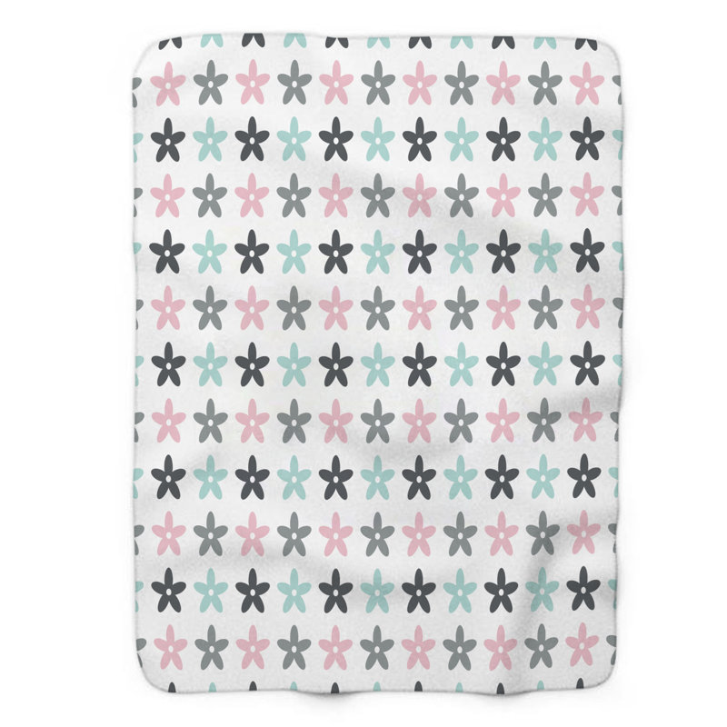 Motif sophistiqué - couverture en sherpa de qualité supérieure 1 pièce 0087, L 60 po x L 80 po