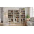 Kistner 72" Tall Bookcase With Tempered Glass Doors, 6 Shelf Large Storage Cabinet-123031010