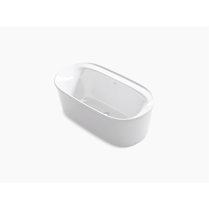 Spectacle 60.25" x 32.25" Freestanding Bath