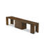 L'ensemble de table de cuisine 10 pièces contient une table de cuisine rectangulaire extensible, 1 table basse, 7 chaises de salle à manger et 1 banc moderne, noyer antique-63879483-64780394-63879480