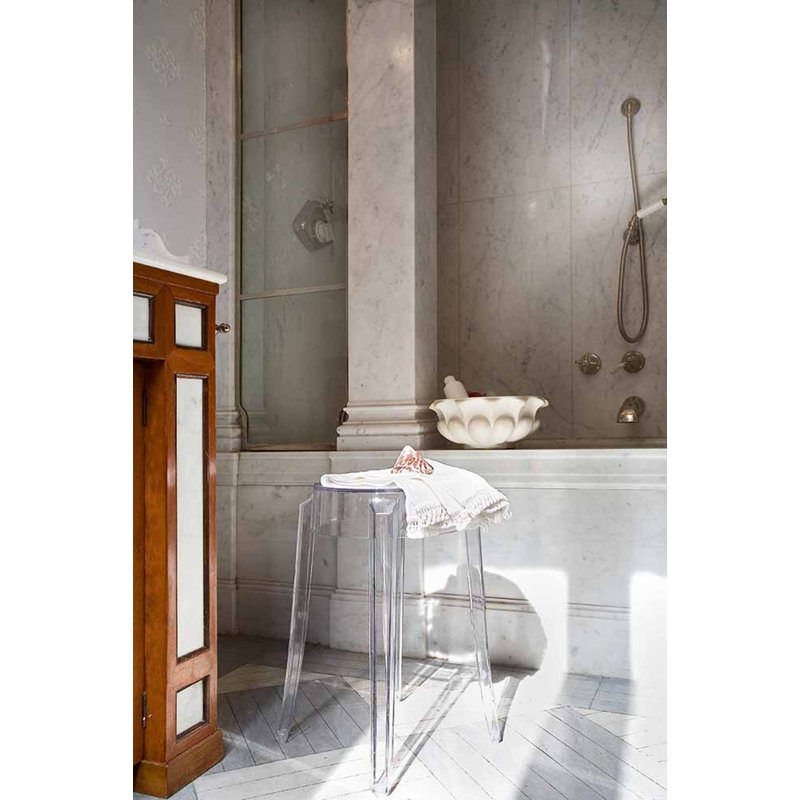 Charles Outdoor Bar Stool, Crystal