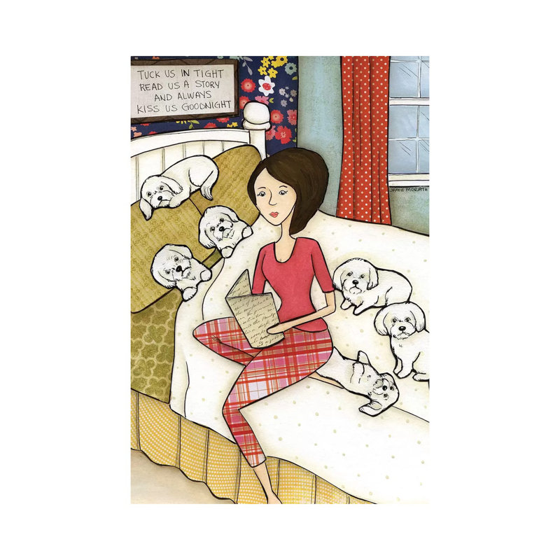 Tuck Us In by Jamie Morath - Print on Canvas, 101.6cm H x 66.04cm W x 3.81cm D, Wrapped Canvas