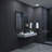 Leyat Modern Rectangle Metal Frame Wall Mirror for Bathroom-1133631091-1133631055