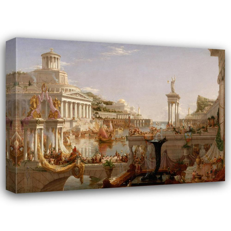 Le cours de l'empire: la consommation, H 18 po x l 24 po
