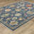 Elleanna Vintage Oriental Blue/ Multi Area Rug-783687225