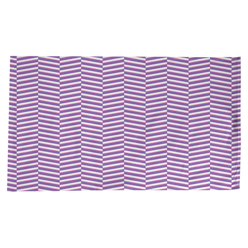 Rayures fracturées Nappe, Mauve / Rose