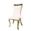 Chaise d'appoint 2 pièces à finition blanche-2097232264-2097232265