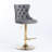 Swivel Velvet Barstools with Adjusatble Seat Height-1880070280-1880070260