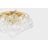 Mimi 22.5" 6-Light Optic Glass Flush Mount by Megan Molten x Mitzi
