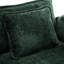 Canapé-lit modulaire de 112 po avec chenille en mousse à haute résilience et mobile pour salle de conférence surdimensionnée en forme de L