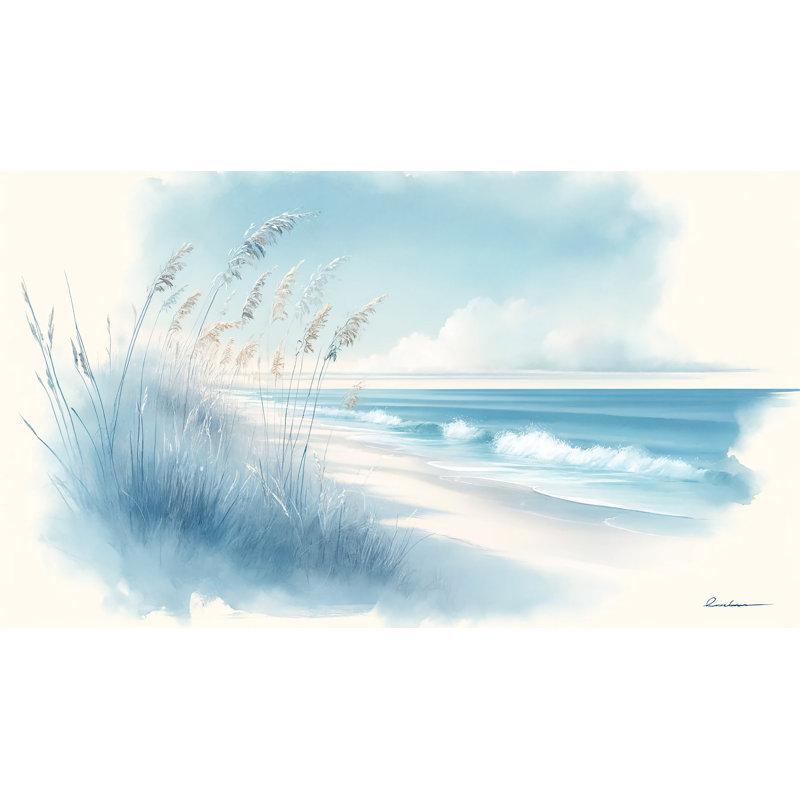 «Serenity by the Shore», impression sur toile tendue, H 20 po x l 35 po x P 1,5 po