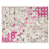 Trellis Cowhide Geometric Area Rug
