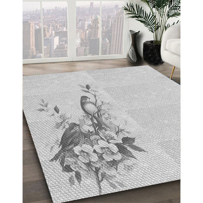 Tapis 100% à motifs lavables à la machine 2989 WSH-PAT529-GRY