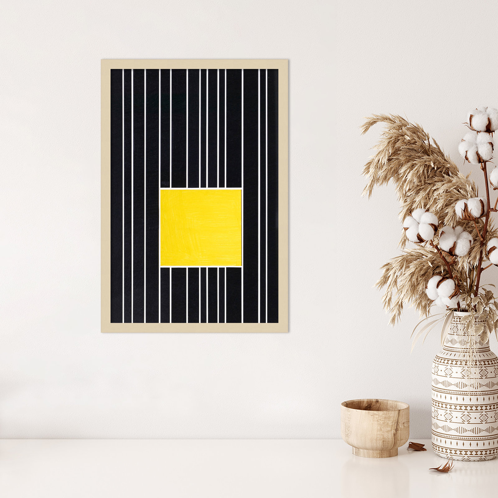 Yellow Box Self Storage by Alex Dunn, Brown, 13" H x 9" W