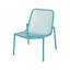 Chaises empilables, espace extérieur, l 26 po x P 21,75 po, chaises de couleur bleu sarcelle à utiliser, structure stable,