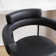 Rozie Swivel Upholstered 26" Faux Leather Counter Stool with Curved Wing Back and Metal Frame