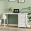 Adjustable Metal Base Computer Desk