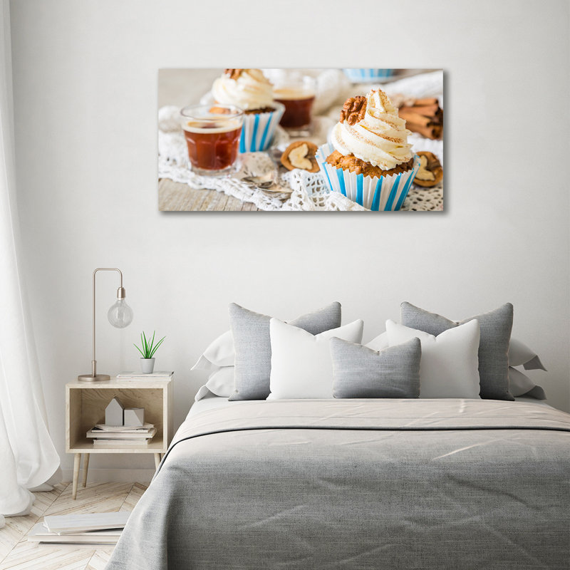 Cupcakes - Print, Wrapped Canvas, 70cm H x 140cm W x 2cm D
