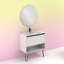 800mm Wall Hung Single Vanity Unit-73822591-73822592