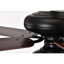 Ventilateur de plafond noir à 5 pales de 52 pouces avec lustre en cristal à capuchon télécommandé