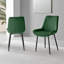 Venedocia Round Wood Effect Dining Table & 4 Luxury Velvet Dining Chairs-1741010096
