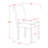 5 Piece Dining Room Table Set Includes a Round Dining Table with Dropleaf and 4 White Faux Leather Upholstered Parson Chairs, Linen White-155773771-155773775-155773776